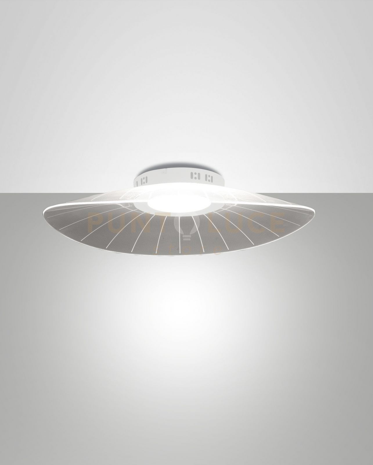 foto del prodotto vela plafoniera bianca l.59x43cm a led 3000k 24w 4000 lm dimmerabile