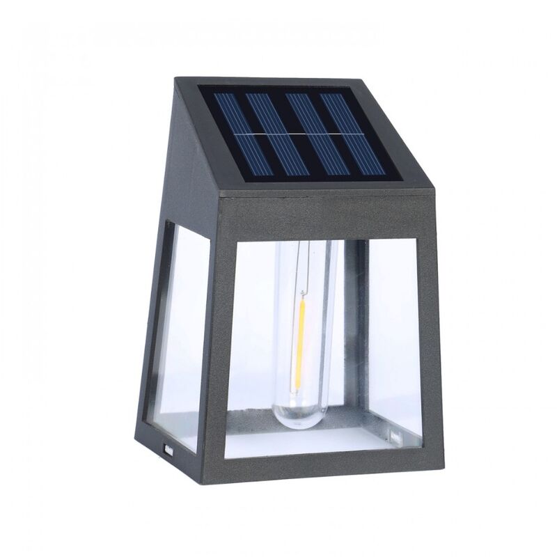 foto del prodotto velamp bayo applique led a carica solare, effetto filamento