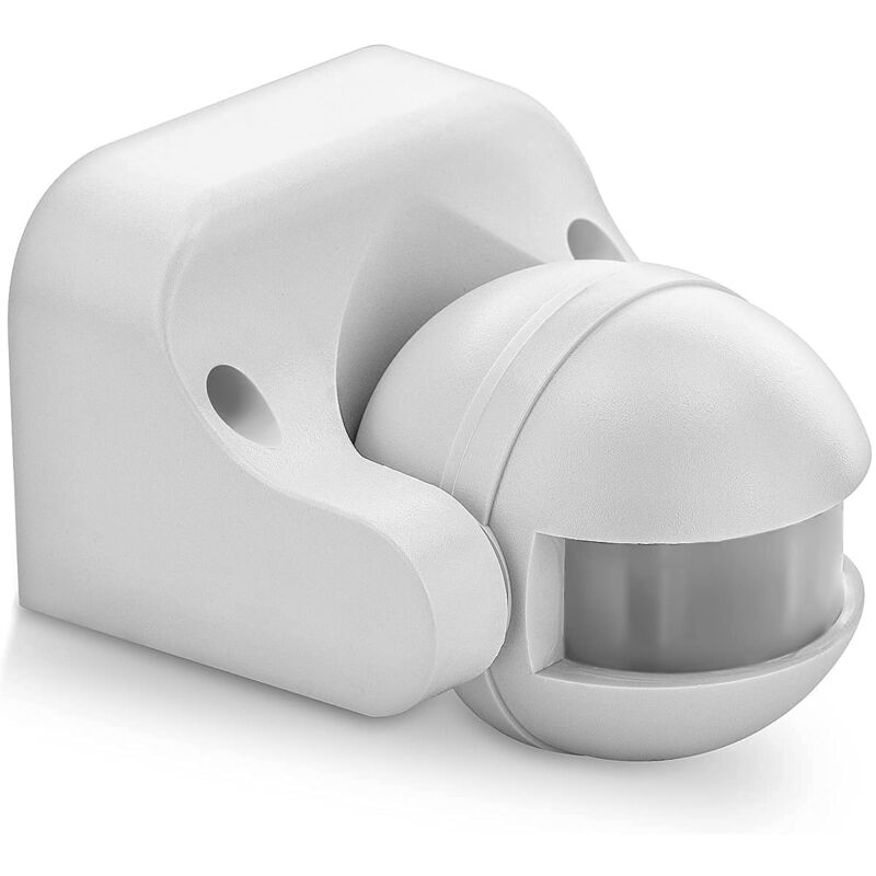 foto del prodotto velamp ms002 rilevatore di movimento esterno ip44, montaggio a parete, compatibile led, programmabile, ad infrarossi, orientabile, portata 12m 