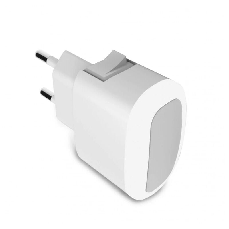 foto del prodotto velamp punto luce led con interruttore on off, bianco