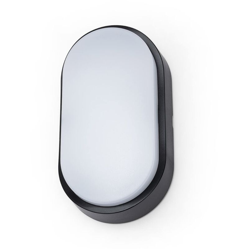 foto del prodotto velamp tartaruga xl2 plafoniera led impermeabile ip54 1000 lumen luce bianca naturale 4000k. ideale per montaggio all esterno cornici