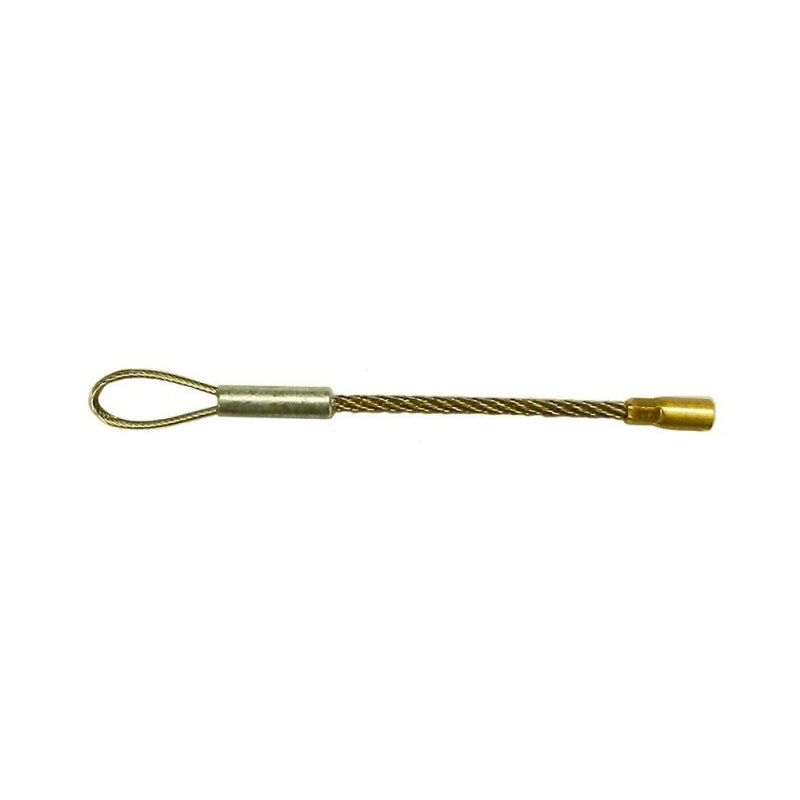 foto del prodotto velamp testa flessibile con asola tirante, in corda d acciaio inox, per sonde tiracavi 3 4 5mm, filettatura m4 asm08