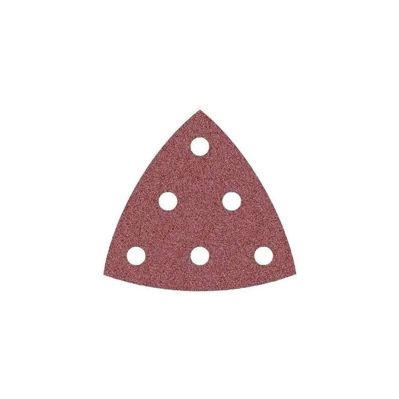 foto del prodotto velcro pads 94x94x94 a o, 40 grain, 6 fori, 5 pads