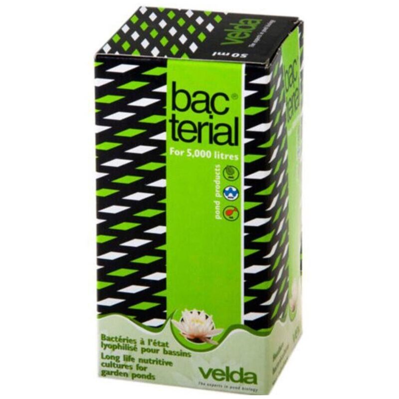 foto del prodotto velda bacterial attivatore batterico in polvere per laghetto formato 50 ml