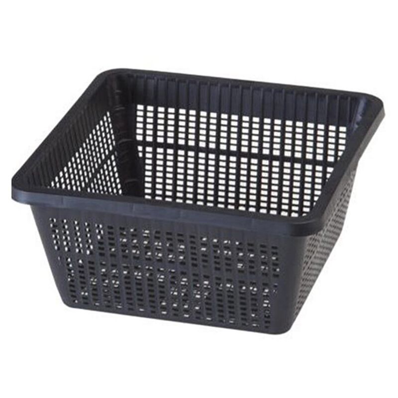 foto del prodotto velda plant basket plastic square cm23x23x12h cesto quadrato in plastica rigida per piante da laghetto