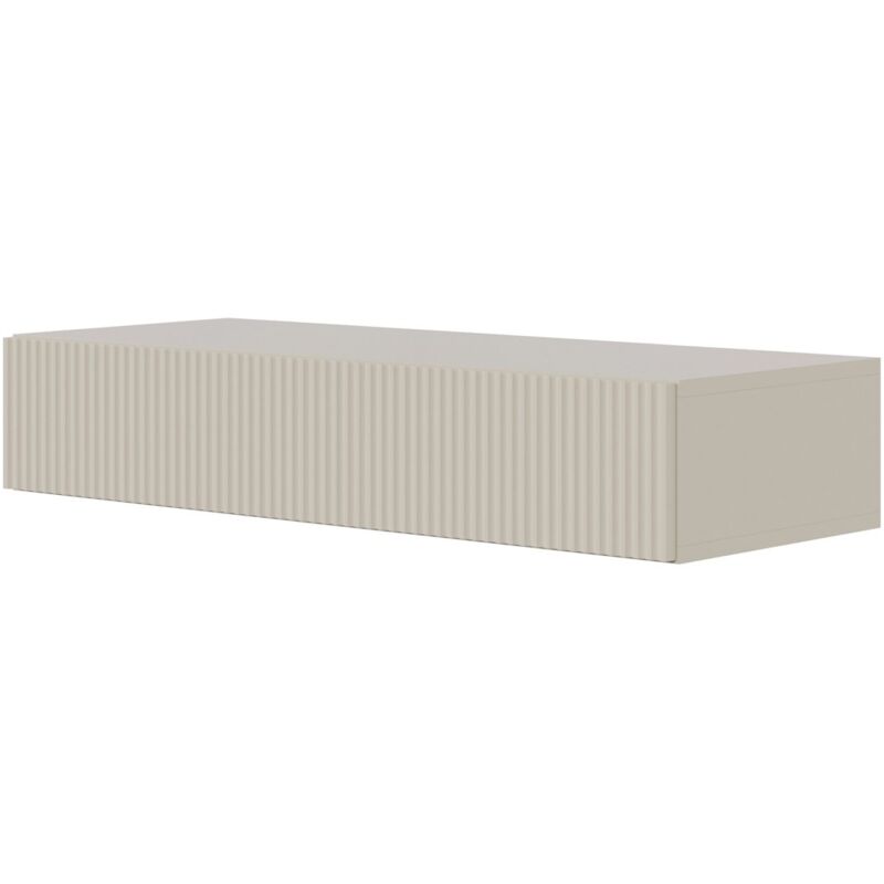 foto del prodotto veldio consolle sospesa con cassetto 90 cm beige grigio selsey