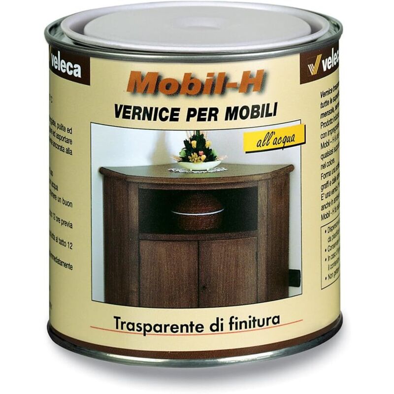 foto del prodotto veleca mobil h vernice per mobili finitura lucida 250 ml
