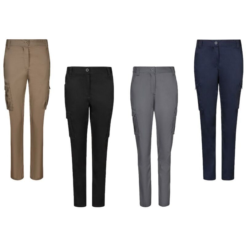 foto del prodotto velilla pantaloni da lavoro donna 103002sw stretch 48 eu grigio