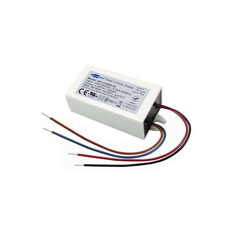 foto del prodotto velleman alimentatore switching per led uscita singola 8 w 350 ma 3 36 vdc corrente costante