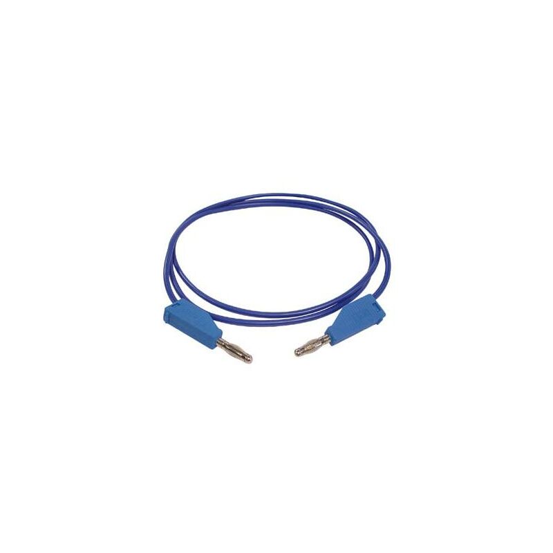 foto del prodotto velleman cavi di prova spina a banana stampata 4mm blu 3a 30v