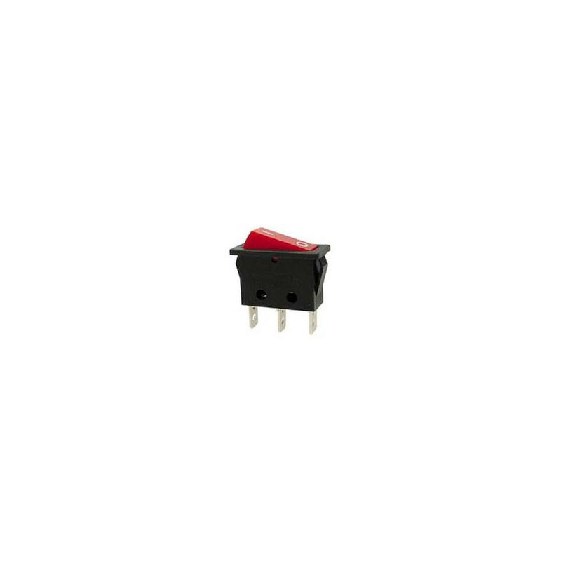 foto del prodotto velleman interruttore bilanciere 10a 250v spst on off con luce neon rossa