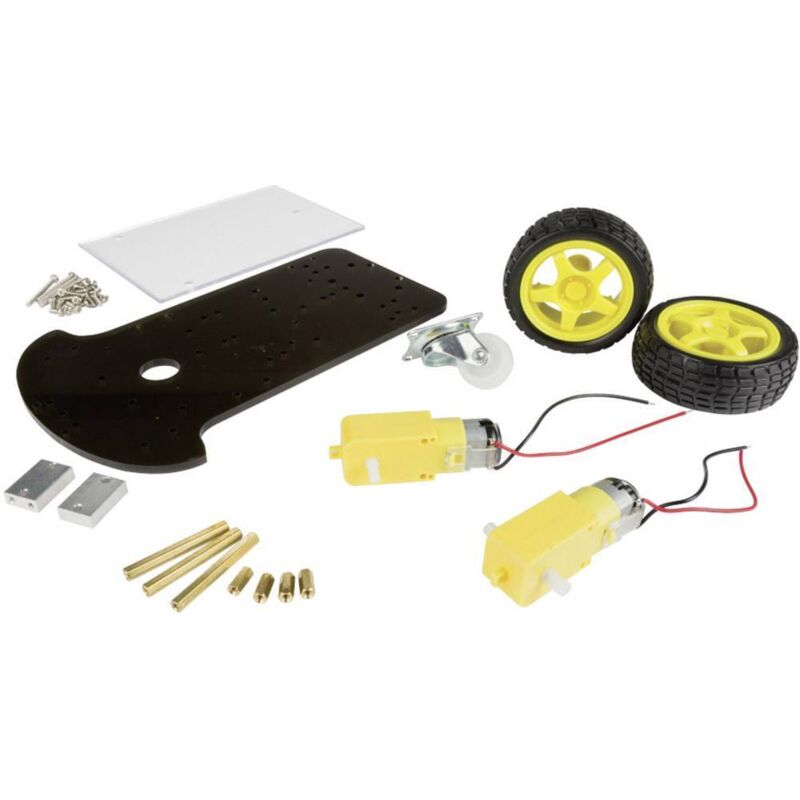 foto del prodotto velleman - kit robotica con telaio e 2 ruote motrici