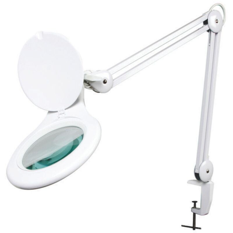 foto del prodotto velleman lampada da tavolo a led con lente di ingrandimento 8 diottrie 8 w 60 led bianco