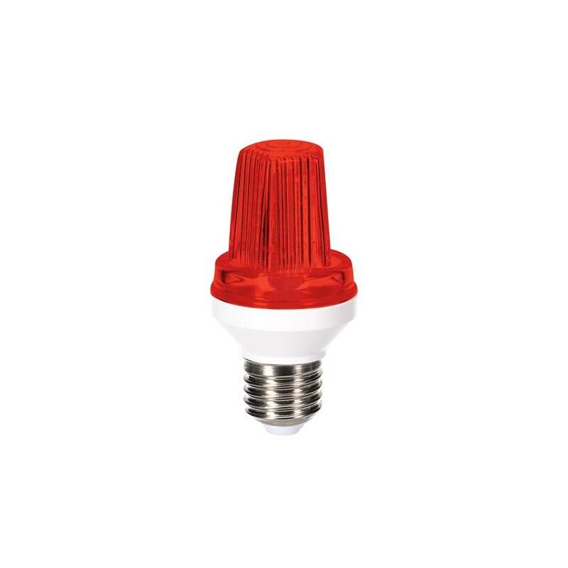 foto del prodotto velleman mini lampada strobo led attacco e27 3 w rosso