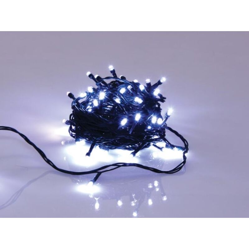 foto del prodotto velleman novalight led 12 m 80 lampade bianche filo verde