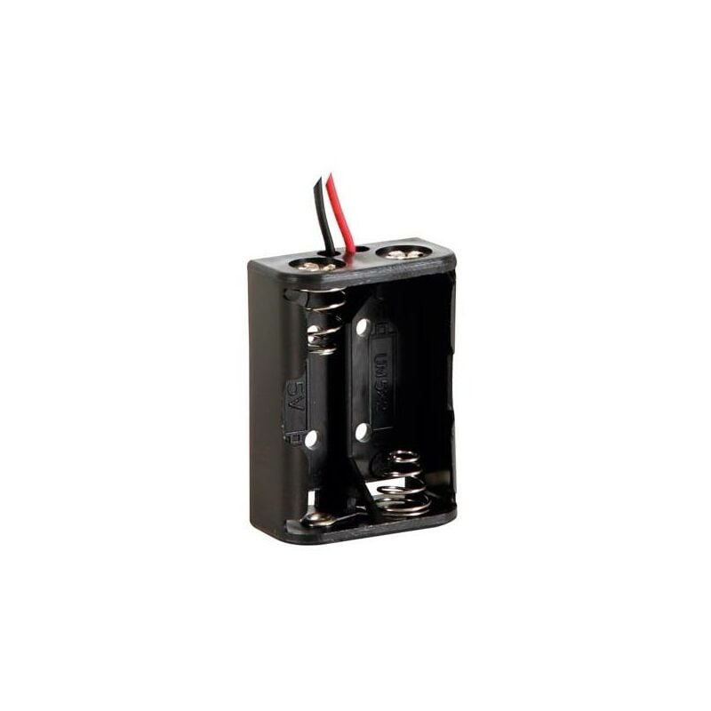 foto del prodotto velleman porta batteria per 2 x n cell con cavo 