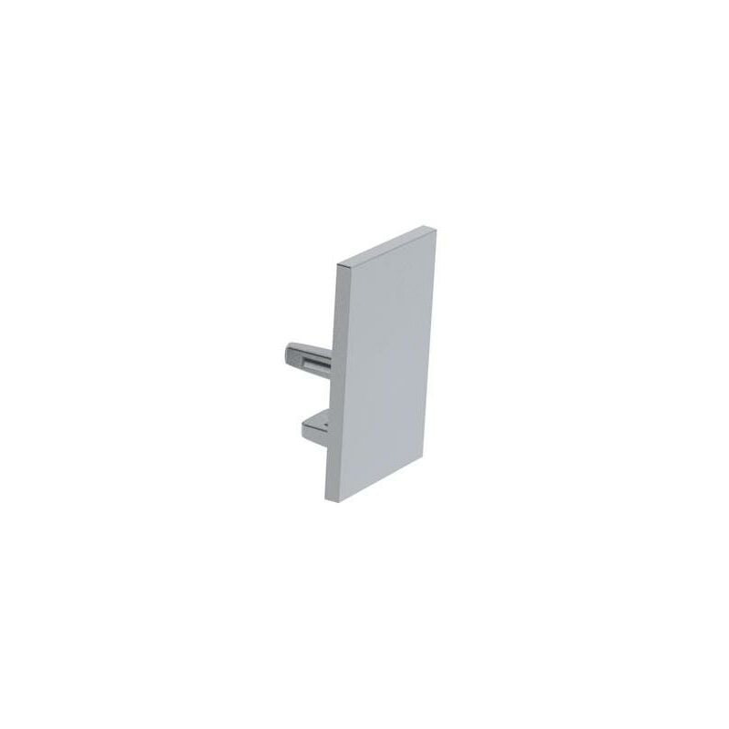 foto del prodotto velleman tappo di chiusura in alluminio per profilo led alu swiss senza foro cavo argento
