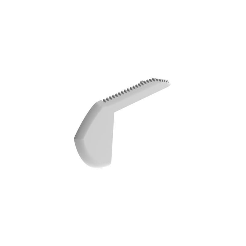 foto del prodotto velleman tappo terminale in abs per scala in alluminio destra grigio