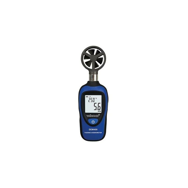 foto del prodotto velleman termometro anemometro digitale mini