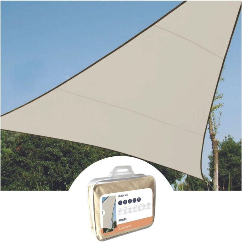 foto del prodotto velleman vela ombra triangolo 3,6 x 3,6 x 3,6 mt colore crema