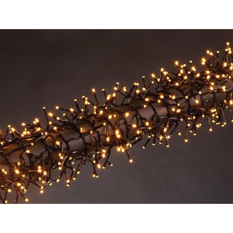 foto del prodotto vellight kuma led 12 m 1020 lampade arizona bianche filo nero modulatore 31 v