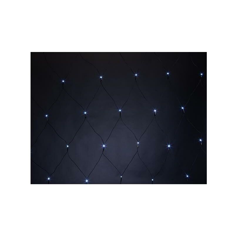 foto del prodotto vellight spika led 2 x 2 m 144 lampade bianche filo nero 36 v