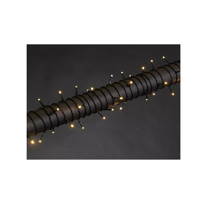 foto del prodotto vellight wega led 12 m 80 lampade bianco caldo filo verde 24 v