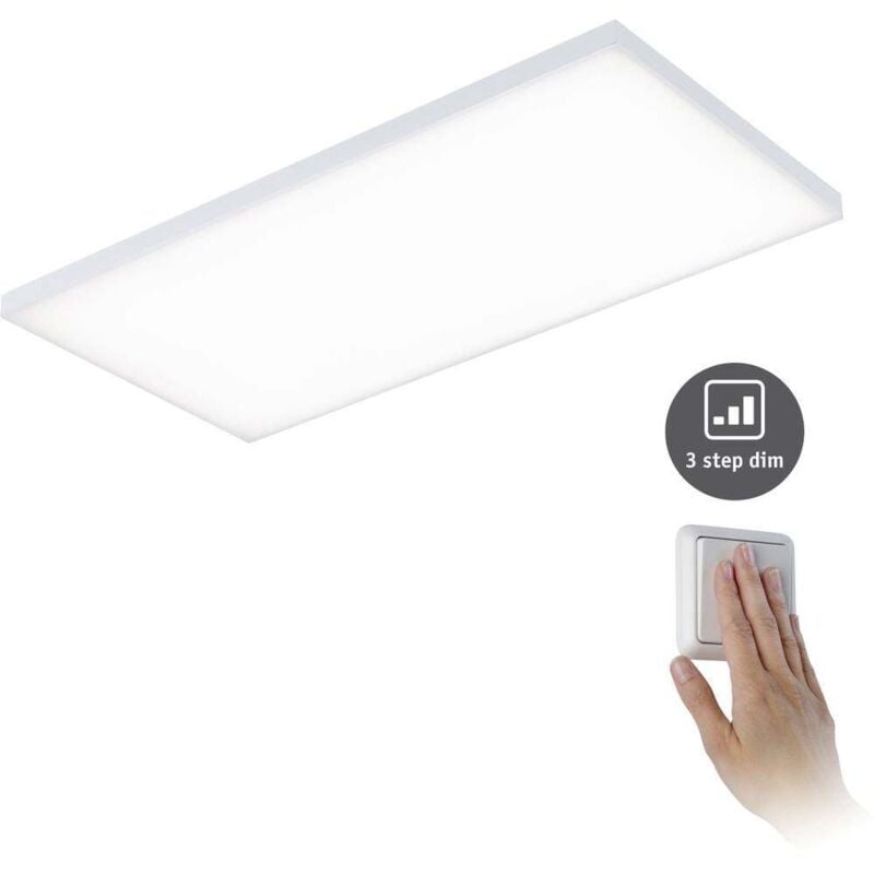 foto del prodotto velora 79823 pannello led 26 w bianco caldo bianco opaco paulmann