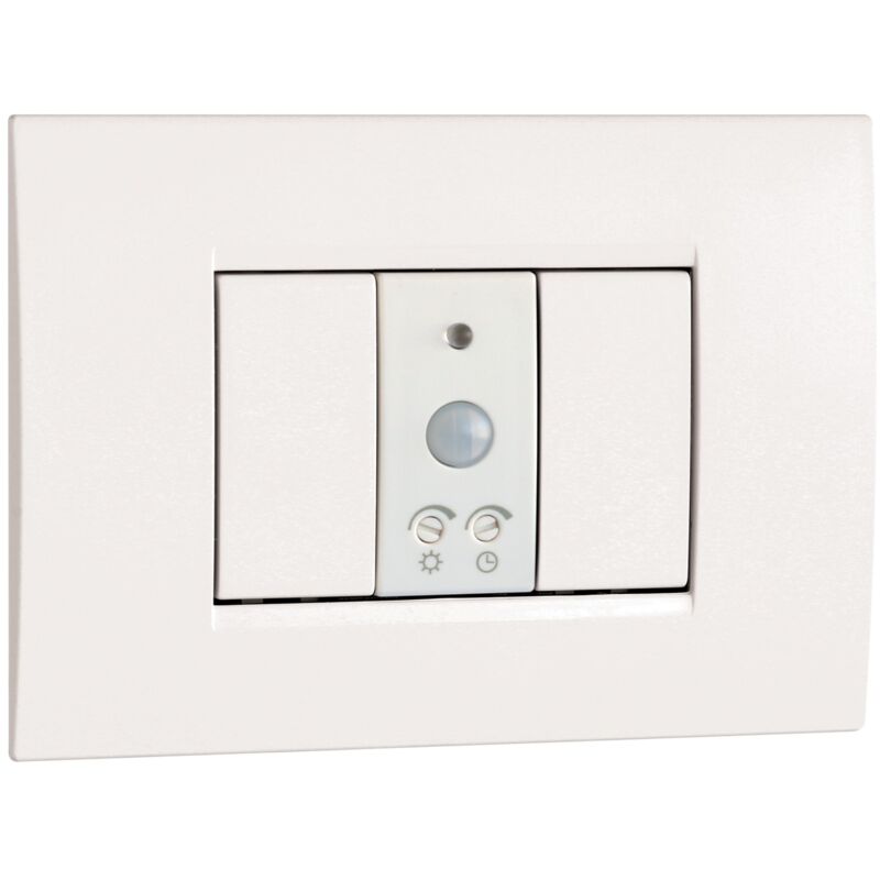 foto del prodotto vemer rilevatore di movimento crepuscolare da incasso ve770800 sens ir bianco