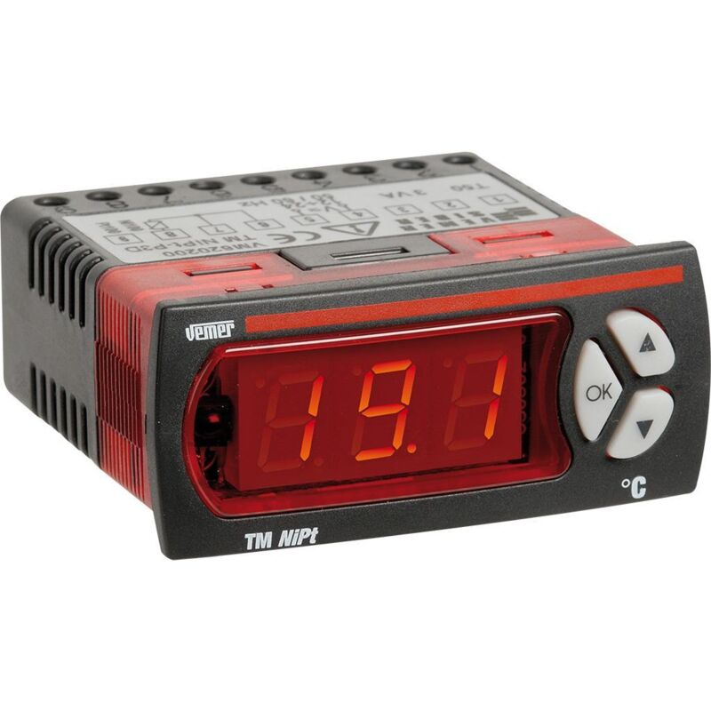 foto del prodotto vemer termometro digitale da pannello tm nipt p3d 12 24 v ac dc