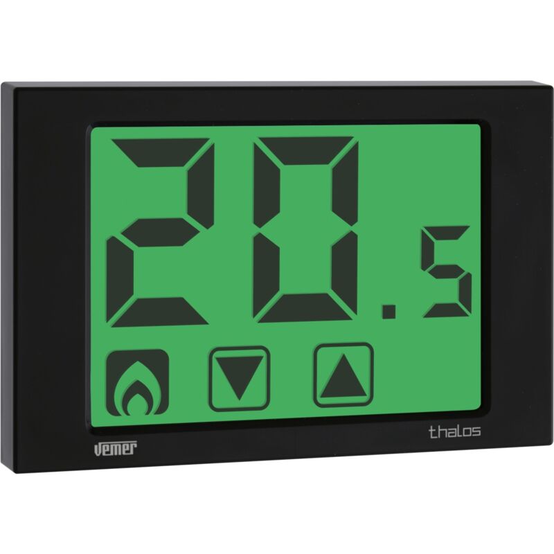 foto del prodotto vemer termostato digitale touch screen da parete alimentazione 230v ve435400 thalos