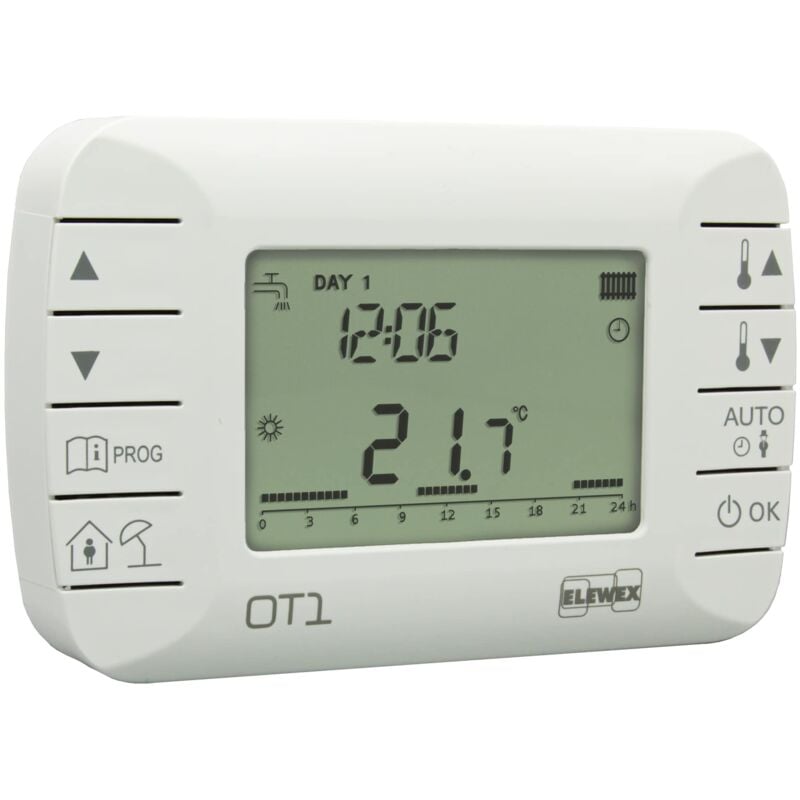 foto del prodotto vemer ve794100 ot1 cronotermostato ambiente settimanale modulante per caldaia con protocollo opentherm classe v, bianco
