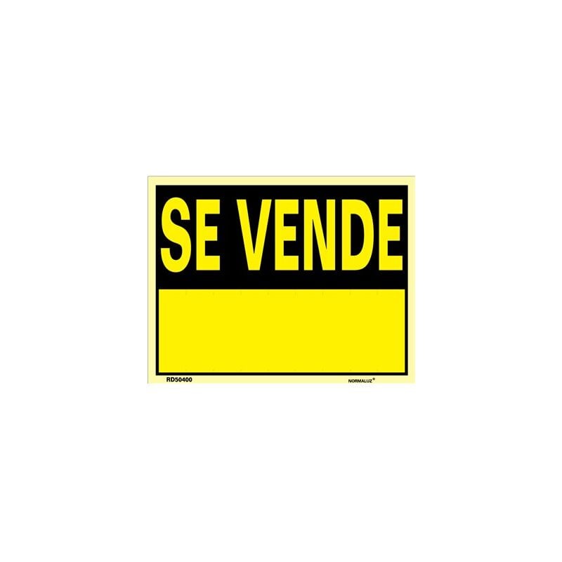 foto del prodotto vendesi segnale luminescente normaluz 35x45 rd50400