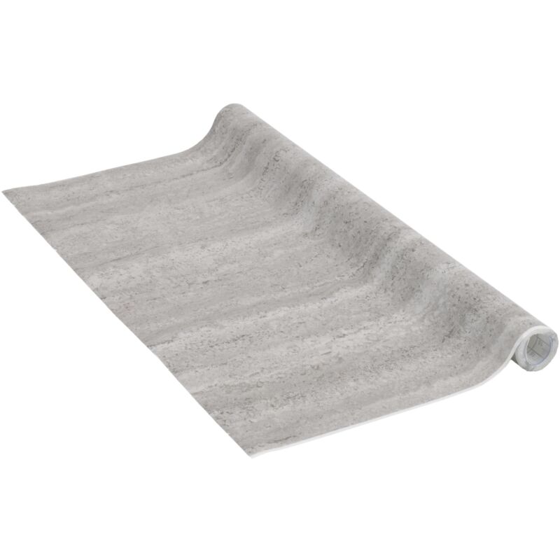 foto del prodotto venilia pellicola adesiva, cemento armato aspetto pietra bianco, 45cm x 2m, spessore 95 , pellicola autoadesiva per mobili o cucina, carta da