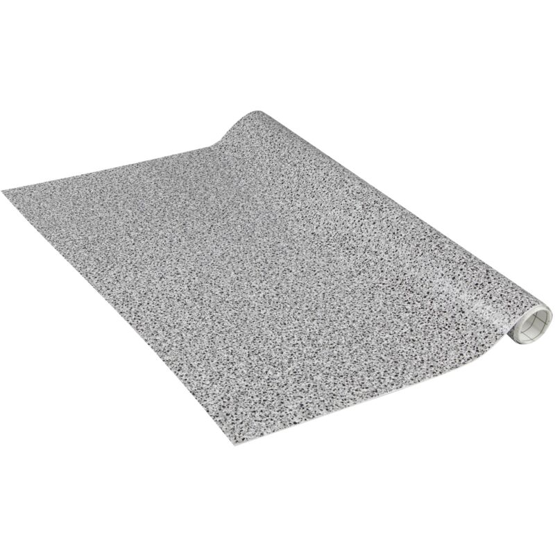 foto del prodotto venilia pellicola adesiva, grigio granito aspetto pietra grigio, 90 cm x 2,1 m, spessore 95 , pellicola autoadesiva per mobili o cucina, carta da