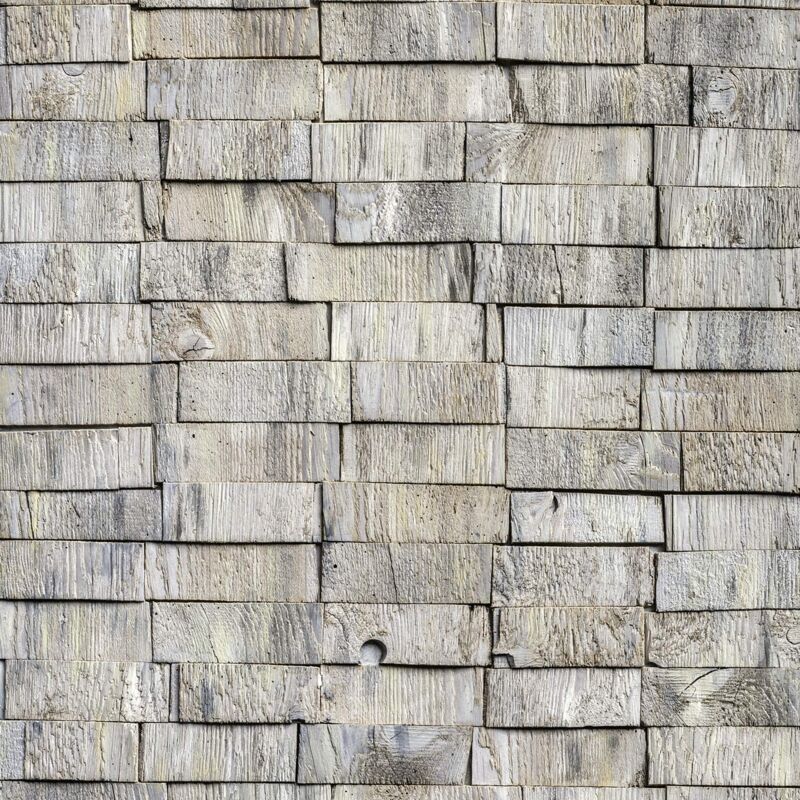 foto del prodotto venilia pellicola adesiva, parete di assi di legno marrone, 45cm x 1,5m, spessore 95 , pellicola autoadesiva per mobili o cucina, carta da parati,