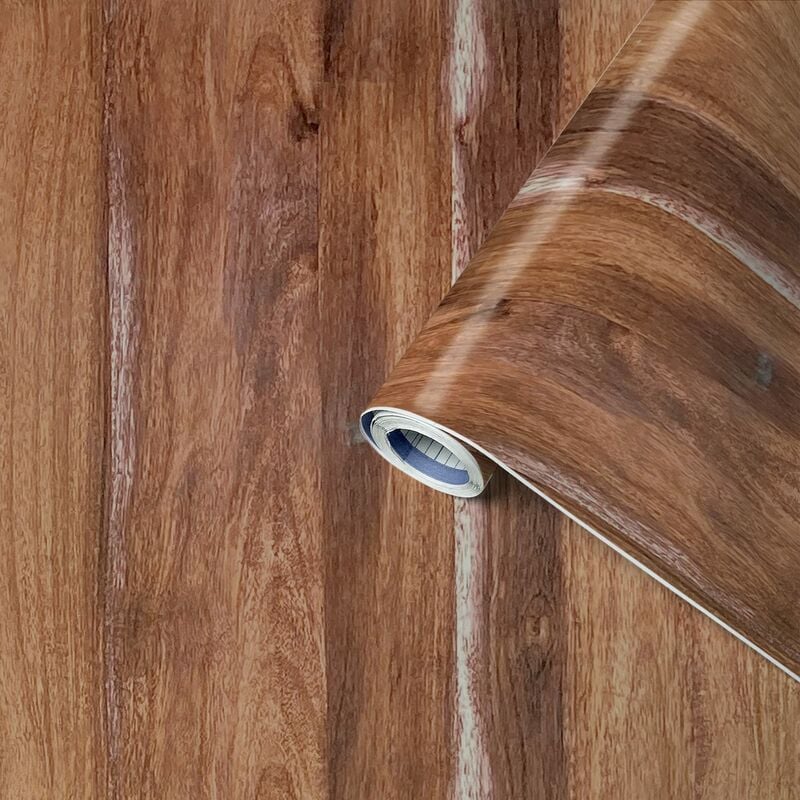 foto del prodotto venilia pellicola adesiva perfect fix, effetto legno rovere rustico, 45cm x 2m, spessore 150 , pellicola autoadesiva per mobili o cucina, carta da