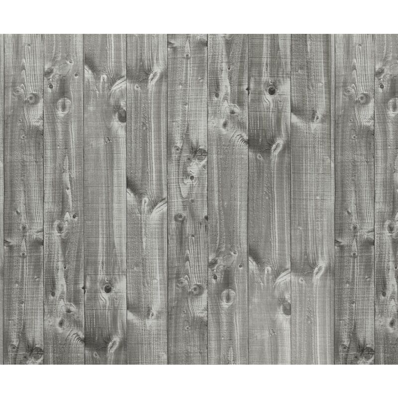 foto del prodotto venilia pellicola adesiva, schede grigie aspetto legno grigio, 45cm x 3m, spessore 95 , pellicola autoadesiva per mobili o cucina, carta da parati,