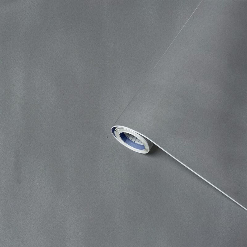 foto del prodotto venilia pellicola adesiva, velluto ottica di velluto grigio chiaro, 45cm x 1m, spessore 140 , pellicola autoadesiva per mobili o cucina, carta da
