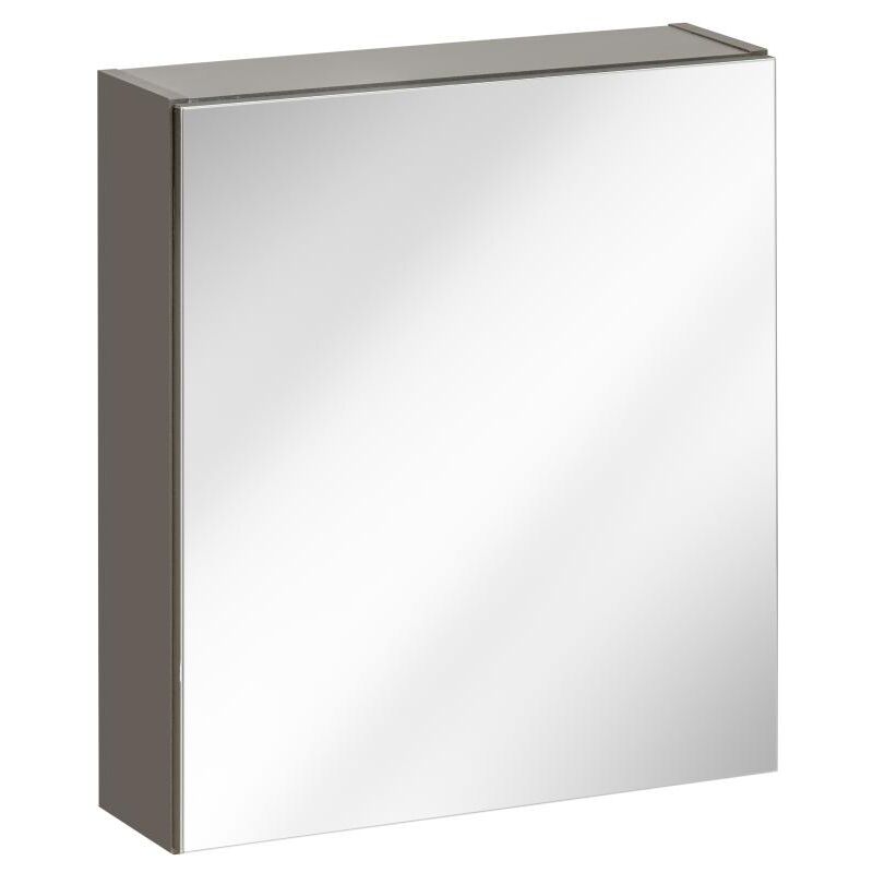 foto del prodotto vente unique armadietto bagno con specchio grigio l50 x h55 cm molly
