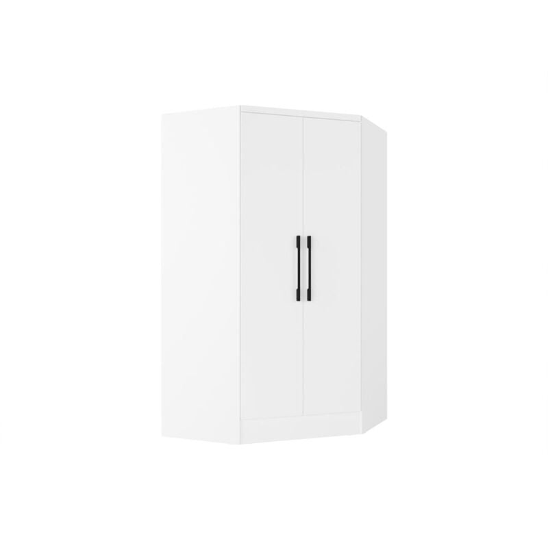 foto del prodotto vente unique armadio angolare 2 ante l101 cm bianco aurali