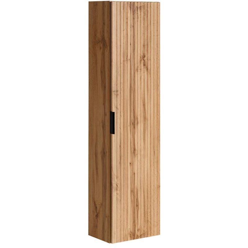 foto del prodotto vente unique colonna da bagno sospesa scanalata h140 cm naturale chiaro zevara