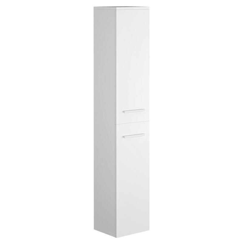 foto del prodotto vente unique colonna per bagno sospesa 6 scaffali l30 x p25 x h160 cm bianco kayla
