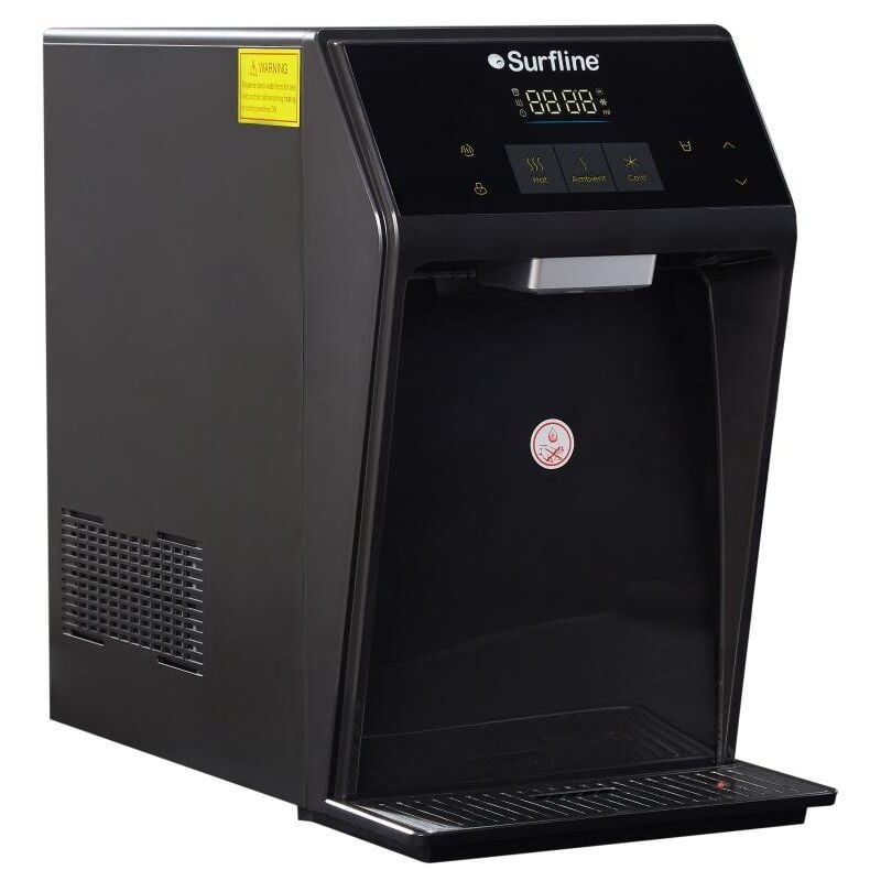 foto del prodotto vente unique distributore d acqua purificante compatto acqua fredda calda nero wateria