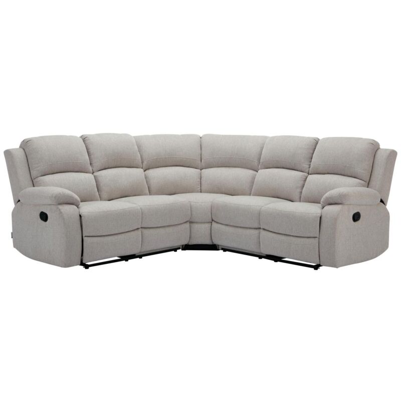 foto del prodotto vente unique divano angolare relax in tessuto chin beige rieti