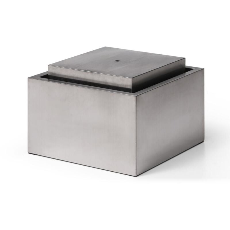 foto del prodotto vente unique fontana per esterni in acciaio inox h.34 cm argento tilapia