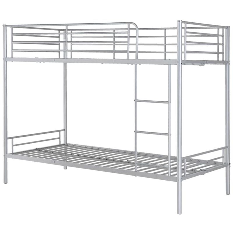 foto del prodotto vente unique letto a castello 2 x 90 x 190 cm argento duotis ii
