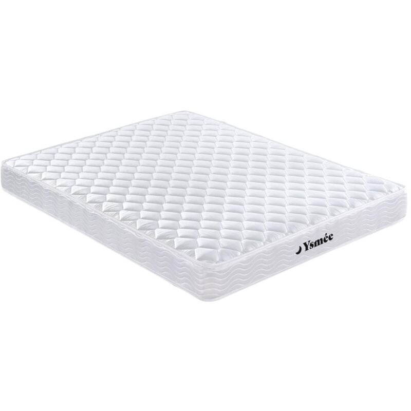 foto del prodotto vente-unique - materasso matrimoniale francese a molle e memory foam 140 x 190 cm - ysm e di wolkenlos
