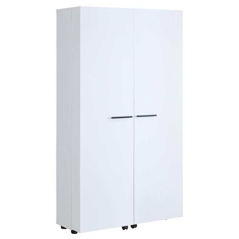 foto del prodotto vente unique mobile portascarpe con 2 ante bianco carlya