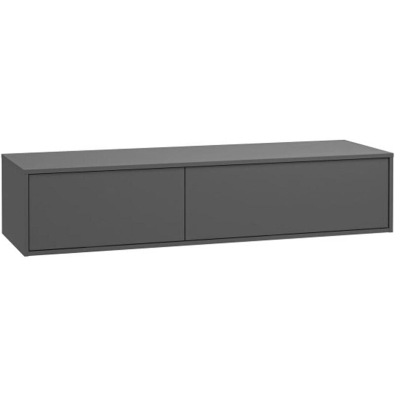 foto del prodotto vente unique mobile sotto lavabo sospeso antracite l150 cm isaure ii